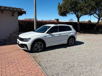Usata VW Tiguan R-line 116 CV (85 kW) 2018 Bianco SUV