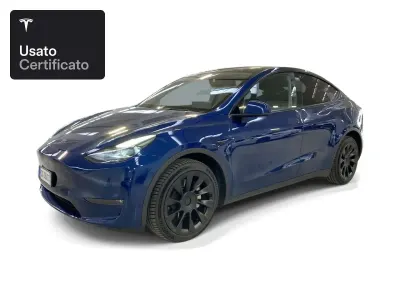 Usata Tesla Model Y Long Range AWD 258 kW (351 CV) 2021 Deep blue metallic SUV