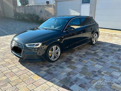 Usata Audi A3 150 CV (110 kW) 2019 Nero Berlina