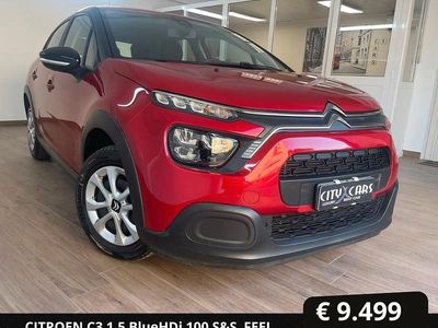 Usata Citroën C3 Feel 102 CV (75 kW) 2022 Rosso Utilitaria
