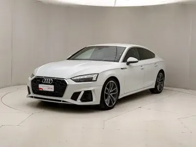 Usata Audi A5 Sportback S-Line 204 CV (150 kW) 2022 Bianco ghiaccio metallizzato Utilitaria