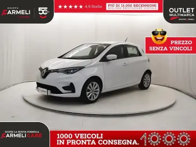 Usata Renault Zoe Zen 99 kW (135 CV) 2020 Bianco Utilitaria