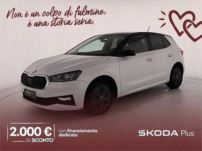 Usata Skoda Fabia Style 95 CV (69 kW) 2025 Bianco luna metallizzato nero tulipano perlato Utilitaria