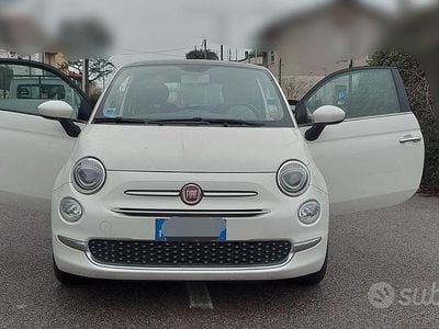 Usata Fiat 500 Lounge 69 CV (50 kW) 2017 Bianco Utilitaria