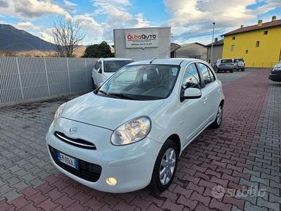 Usata Nissan Micra Tekna 80 CV (58 kW) 2012 Bianco Utilitaria