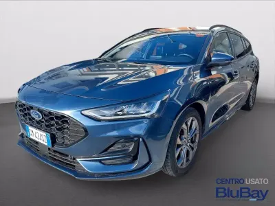 Usata Ford Focus ST-Line 125 CV (91 kW) 2023 Blu Station wagon