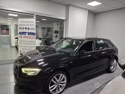 Usata Audi A3 S-Line 116 CV (85 kW) 2018 Nero Berlina