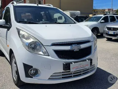 Usata Chevrolet Spark LS 67 CV (49 kW) 2010 Bianco Utilitaria
