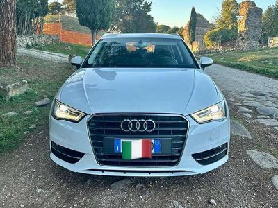 Usata Audi A3 Ambition 110 CV (80 kW) 2014 Bianco Berlina