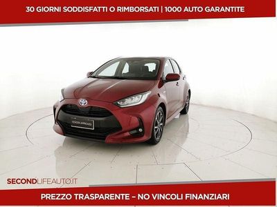 Usata Toyota Yaris Hybrid Trend 116 CV (85 kW) 2022 Rosso Berlina