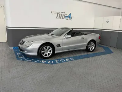 Usata Mercedes SL500 306 CV (225 kW) 2003 Brillant silver Cabrio