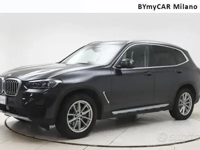 Usata BMW X3 Sport Line 190 CV (139 kW) 2024 Nero SUV