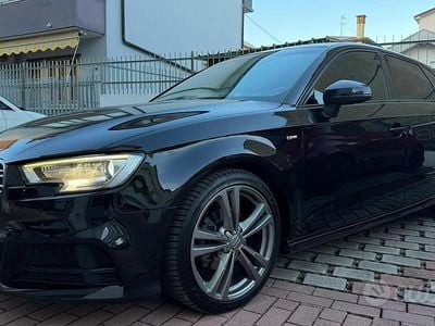 Usata Audi A3 S-Line 150 CV (110 kW) 2018 Nero Berlina