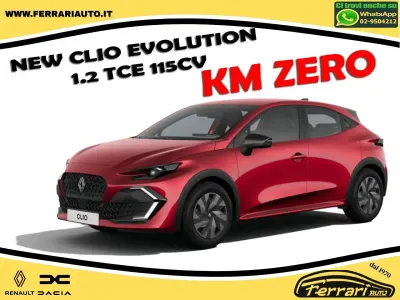 Nuova Renault Clio V Evolution 114 CV (83 kW) 2026 Rosso Berlina