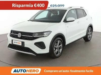 Usata VW T-Cross R-line 116 CV (85 kW) 2024 Bianco SUV