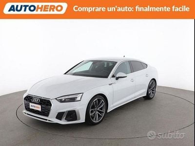 Usata Audi A5 S-Line 163 CV (119 kW) 2021 Bianco Coupé