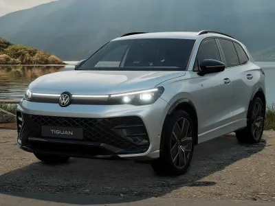 Nuova VW Tiguan R-line Plus 150 CV (110 kW) 2026 Dolomite silver metallizzato SUV
