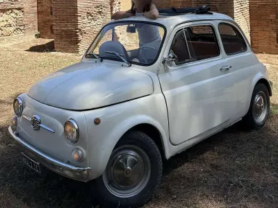 Usata Fiat 500 18 CV (13 kW) 1969 Bianco Utilitaria