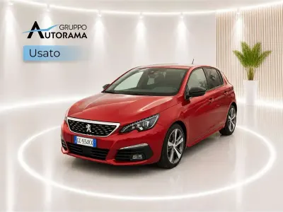 Usata Peugeot 308 GT-line 131 CV (96 kW) 2020 Rosso Berlina