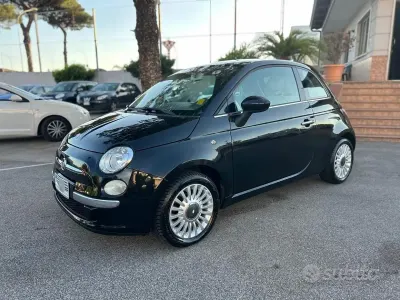 Usata Fiat 500 Lounge 69 CV (50 kW) 2009 Nero Cabrio