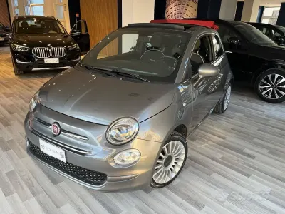 Usata Fiat 500C Lounge 69 CV (50 kW) 2020 Grigio Cabrio