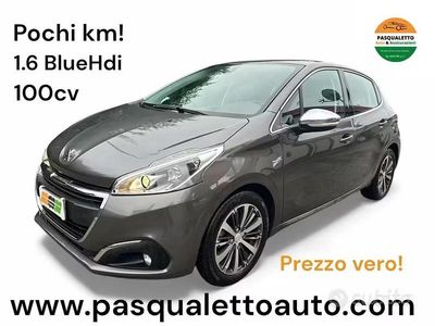 Usata Peugeot 208 Allure 101 CV (74 kW) 2018 Grigio Utilitaria