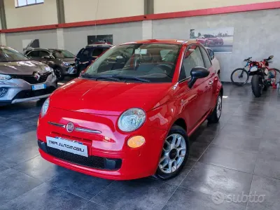 Usata Fiat 500 69 CV (50 kW) 2009 Rosso Cabrio