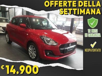 Usata Suzuki Swift Cool 83 CV (61 kW) 2021 Rosso Utilitaria