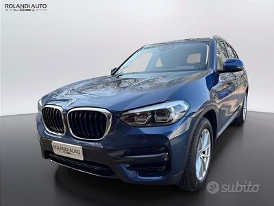 Usata BMW X3 Advantage 190 CV (139 kW) 2020 Phytonic blue metallizzato SUV