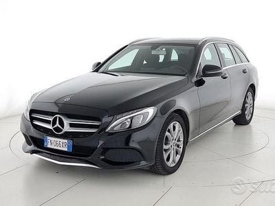 Usata Mercedes C200 Business 136 CV (100 kW) 2018 Nero Station wagon