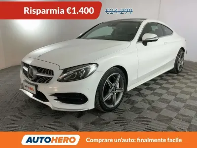 Usata Mercedes C250 Premium 204 CV (150 kW) 2017 Bianco Coupé