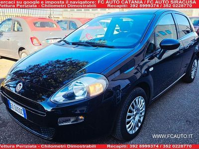 Usata Fiat Punto Lounge 75 CV (55 kW) 2015 Nero Utilitaria