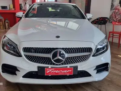Usata Mercedes C180 Premium Plus 156 CV (114 kW) 2019 Cappotta rossa Cabrio