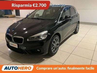 Usata BMW 216 Active Tourer Advantage 116 CV (85 kW) 2016 Nero Monovolume