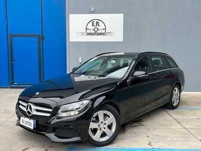 Usata Mercedes C180 Business 116 CV (85 kW) 2016 Nero ossidiana Station wagon