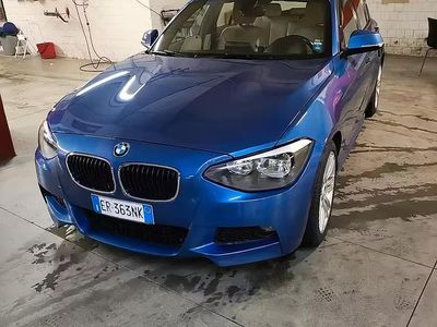 Usata BMW 118 Efficient Dynamics 143 CV (105 kW) 2013 Blu Utilitaria