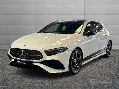 Usata Mercedes A180 AMG Line Premium 136 CV (100 kW) 2024 Bianco Berlina