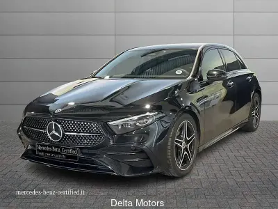 Usata Mercedes A200 Advanced Plus 150 CV (110 kW) 2023 Vernice nero cosmo Berlina