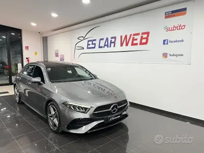 Usata Mercedes A180 AMG Line Premium Plus 116 CV (85 kW) 2024 Grigio Berlina