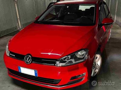 Usata VW Golf VII 110 CV (80 kW) 2014 Rosso Berlina