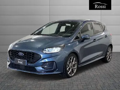 Usata Ford Fiesta ST-Line 125 CV (91 kW) 2024 Blu metalizzato Berlina