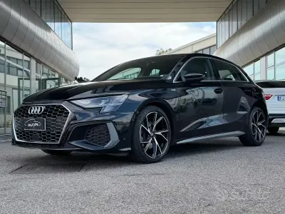Usata Audi A3 S-Line 150 CV (110 kW) 2021 Nero Berlina