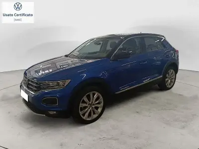 Usata VW T-Roc Advance 150 CV (110 kW) 2021 Blu/azzurro SUV
