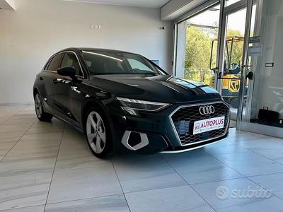 Usata Audi A3 Advanced 150 CV (110 kW) 2021 Grigio Berlina