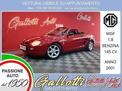 Usata MG F 145 CV (106 kW) 2001 Rosso Cabrio