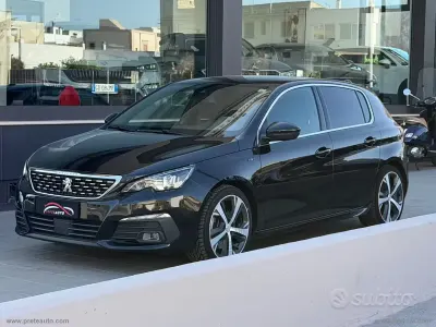 Usata Peugeot 308 GT-line 120 CV (88 kW) 2018 Nero Station wagon