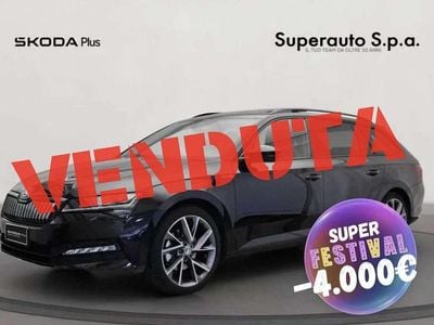 Usata Skoda Superb SportLine 218 CV (160 kW) 2023 Nero Station wagon