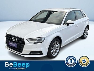 Usata Audi A3 Design 116 CV (85 kW) 2018 Bianco pastello Berlina