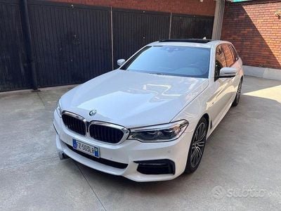 Usata BMW 520 M Sport 190 CV (139 kW) 2019 Bianco pastello Station wagon