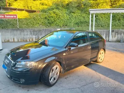 Usata Audi A3 105 CV (77 kW) 2007 Nero Utilitaria